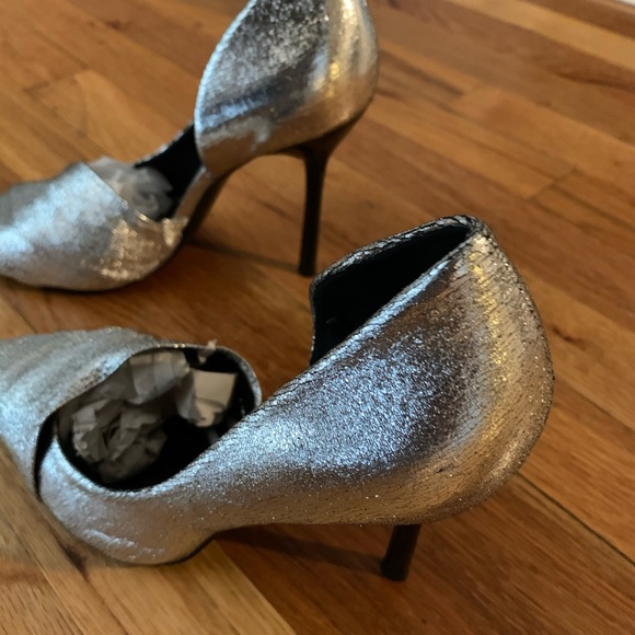 Zara siver heels size 39 ( US 8.5) - Picture 6 of 8